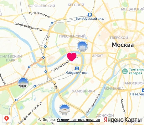 На карте