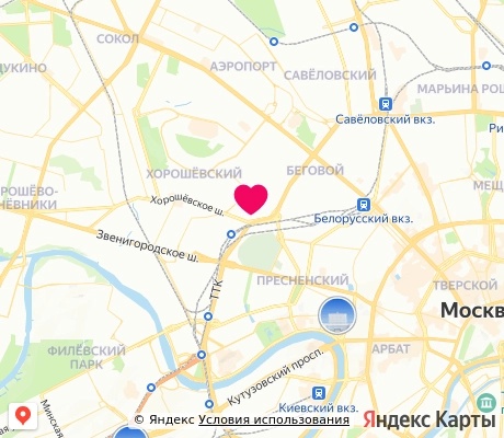 На карте