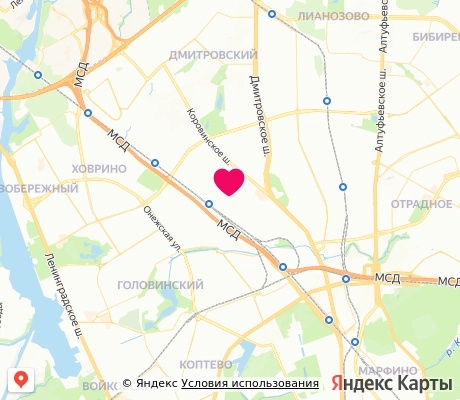На карте