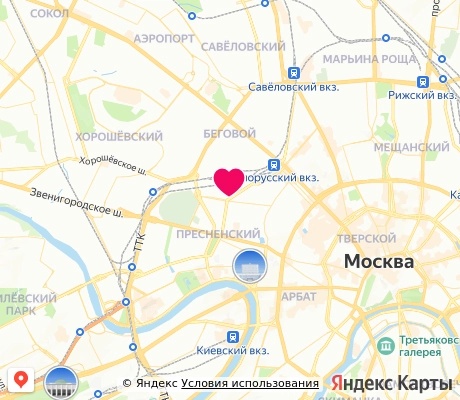 На карте
