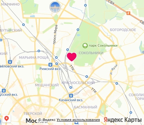 На карте