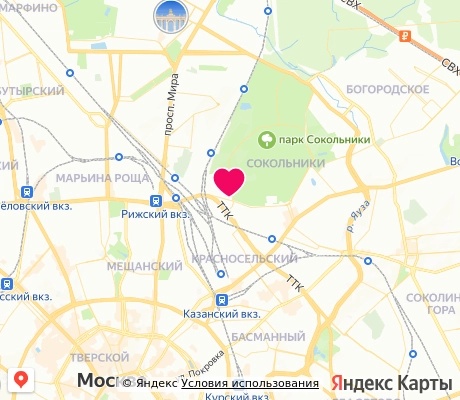 На карте