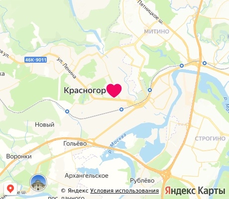 На карте