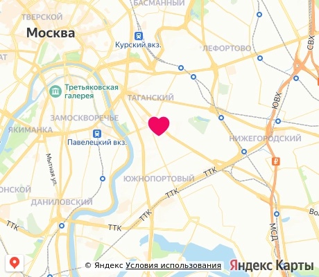 На карте