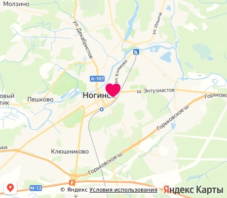 На карте
