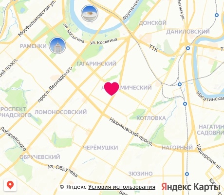 На карте