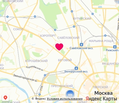 На карте