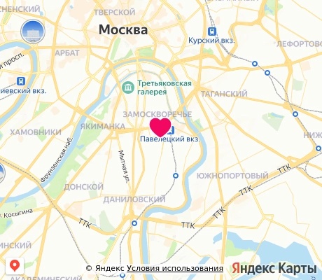 На карте