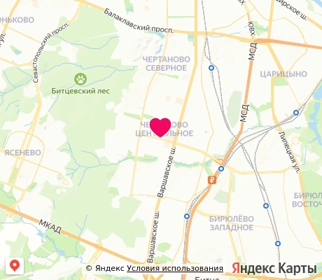 На карте