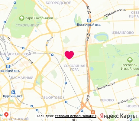На карте