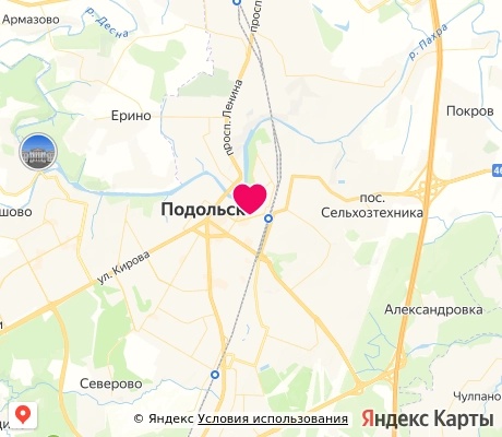 На карте