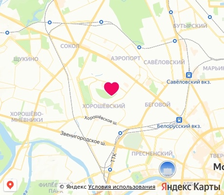 На карте