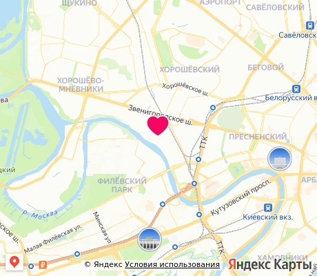 На карте
