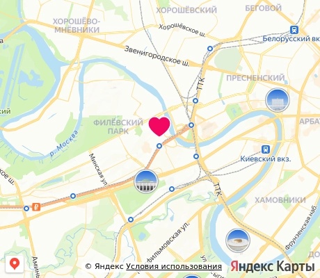 На карте