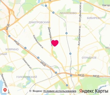 На карте