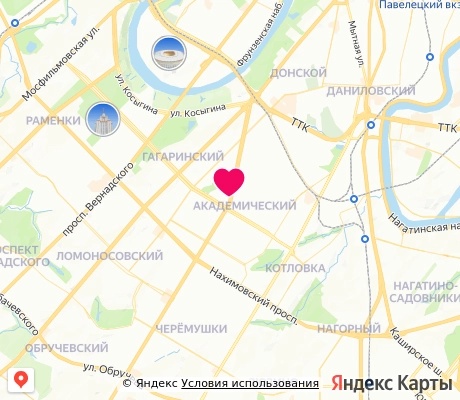 На карте