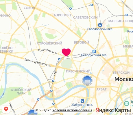 На карте