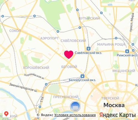 На карте