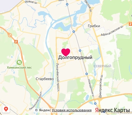 На карте