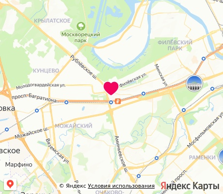 На карте
