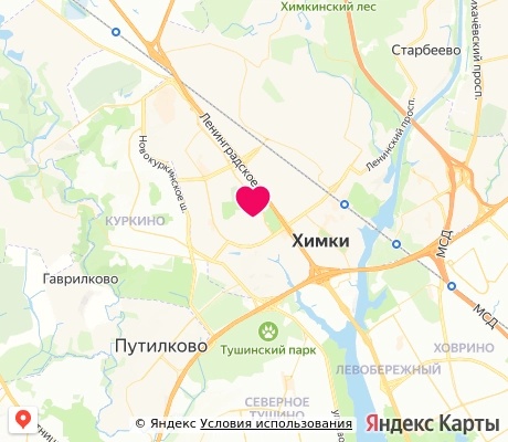 На карте