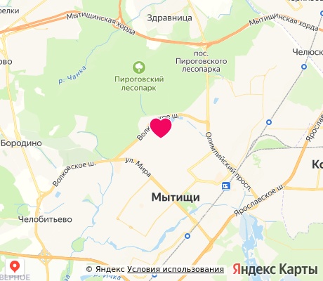 На карте