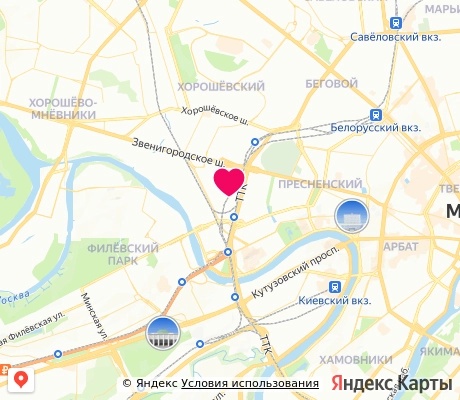 На карте