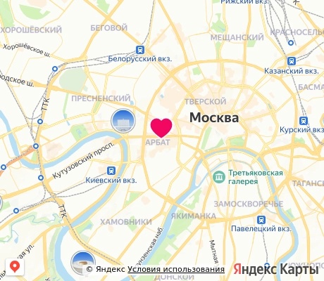 На карте