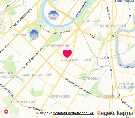 На карте