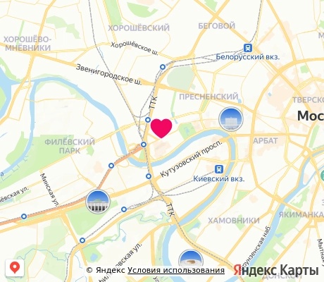 На карте