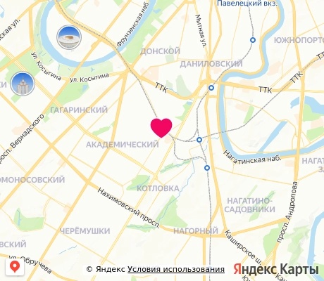 На карте