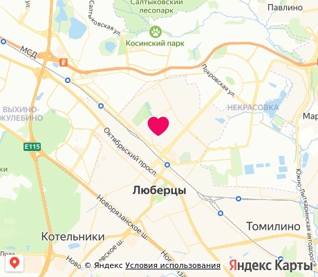 На карте