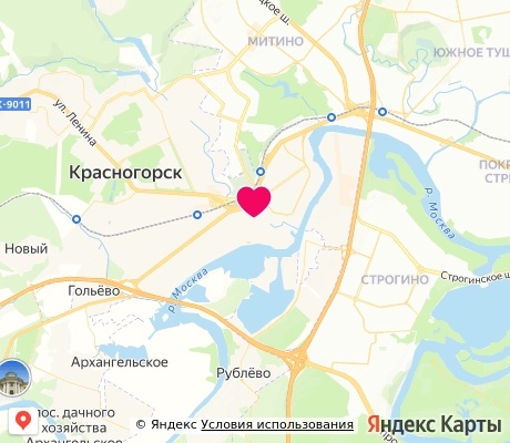 На карте