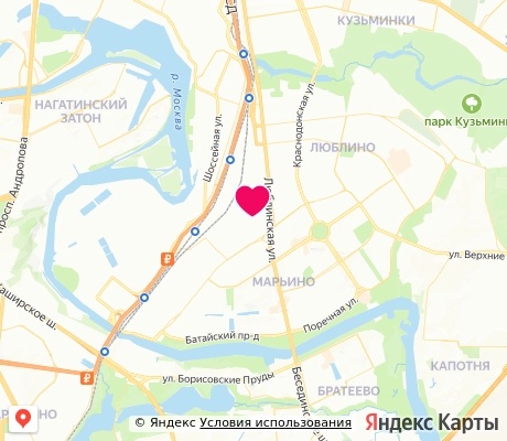 На карте