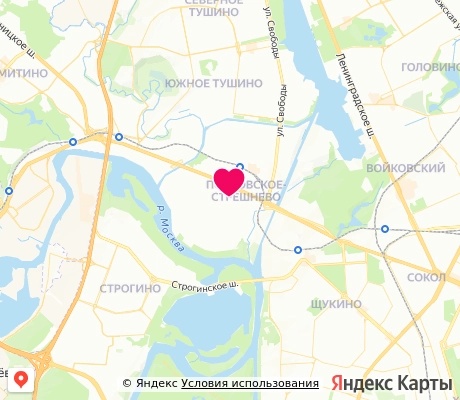 На карте