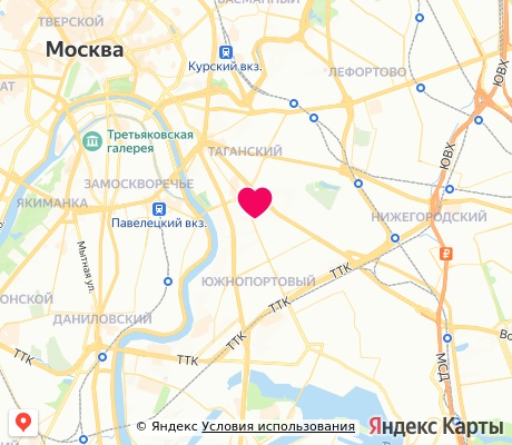 На карте