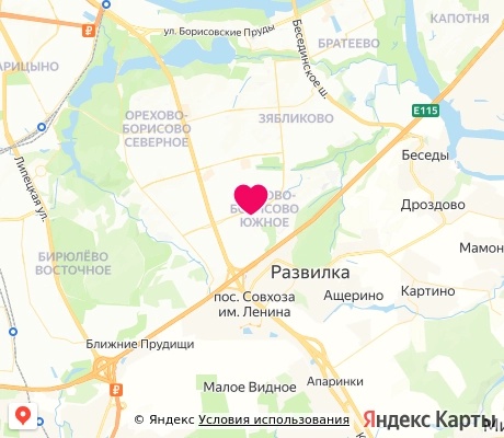 На карте