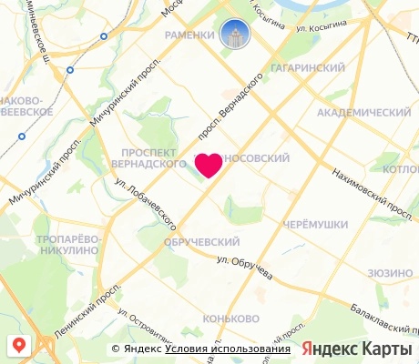 На карте