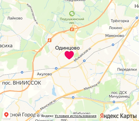 На карте