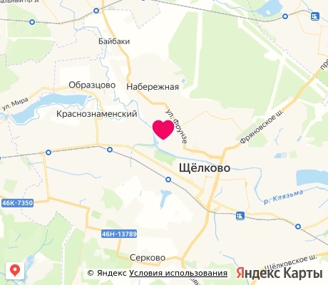 На карте