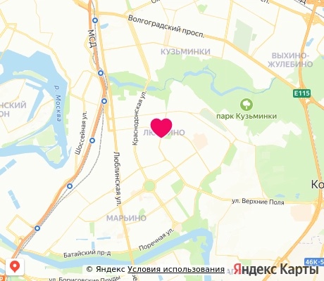 На карте
