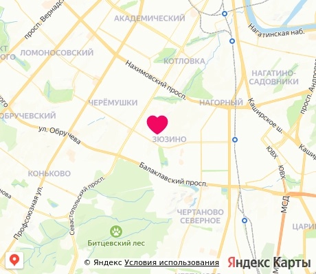 На карте