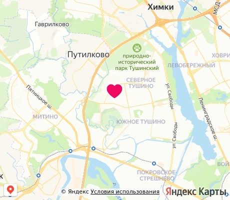 На карте