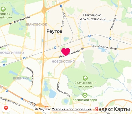 На карте