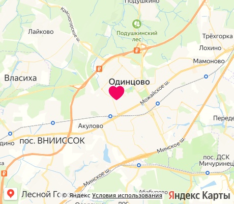 На карте