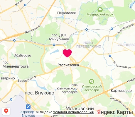 На карте