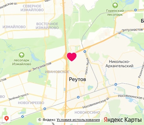 На карте
