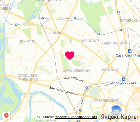 На карте