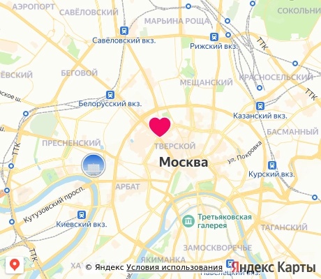На карте