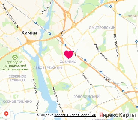 На карте